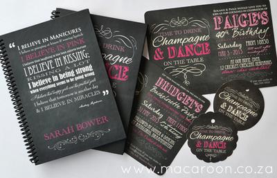 Personalised Dance on the Table Stationery