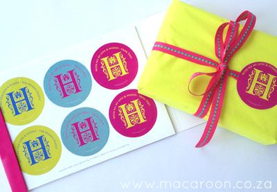 Personalised Round Gift Stickers