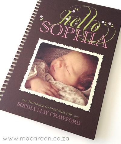 Personalised Baby Journals